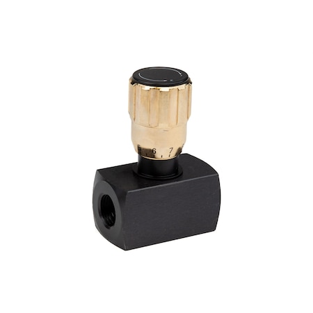 Dynamic Needle Valve, Carbon Steel, 5000 PSI, 1/2 NPT Port 450062